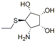 1,2,3-Cyclopentanetriol,4-amino-5-(ethylthio)-,(1R,2R,3R,4S,5R)-(9CI) Struktur