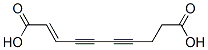 2-Decene-4,6-diynedioic acid Struktur