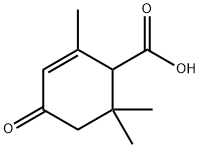 2-Cyclohexene-1-carboxylic acid, 2,6,6-triMethyl-4-oxo- Struktur