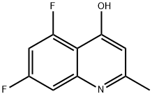 5,7-DIFLUORO-2-METHYL-QUINOLIN-4-OL Struktur