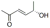 3-Hexen-2-one, 5-hydroxy-, (3E,5S)- (9CI) Struktur