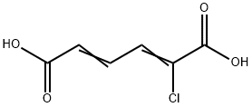 2-chloromuconic acid Struktur