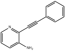 3-Amino-2-(Phenylethynyl)pyridine Struktur