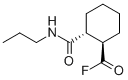 Cyclohexanecarbonyl fluoride, 2-[(propylamino)carbonyl]-, (1R,2R)- (9CI) Struktur