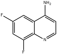 4-AMINO-6,7-DIFLUOROQUINOLINE Struktur