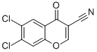 3-CYANO-6,7-DICHLOROCHROMONE Struktur