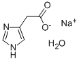 4-IMIDAZOLEACETIC ACID SODIUM SALT HYDRATE Struktur