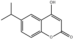 4-HYDROXY-6-ISOPROPYL-2H-CHROMEN-2-ONE Struktur