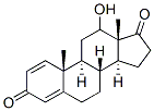 12-hydroxyandrosta-1,4-diene-3,17-dione Struktur