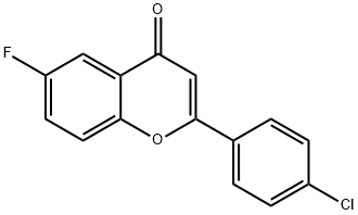 4'-CHLORO-6-FLUOROFLAVONE Struktur