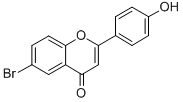 6-Bromo-4'-hydroxyflavone Struktur