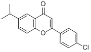 4'-CHLORO-6-ISOPROPYLFLAVONE Struktur