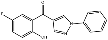 5'-FLUORO-2'HYDROXYPHENYL 1-PHENYL-1H-& Struktur