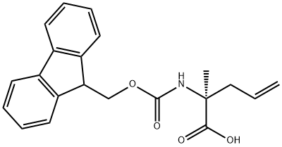 (S)-N-Fmoc-2-(2'-propylenyl)alanine Struktur