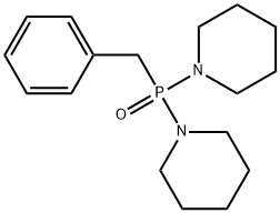 Benzyldipiperidinophosphine oxide Struktur