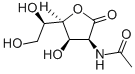 2-ACETAMIDO-2-DEOXY-D-MANNONO-1,4-LACTONE Struktur