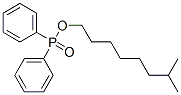 diphenyl isononyl phosphinate  Struktur