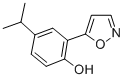 4-ISOPROPYL-2-(ISOXAZOL-5-YL)PHENOL Struktur