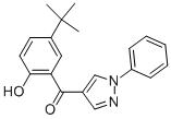 (5-TERT-BUTYL-2-HYDROXYPHENYL)(1-PHENYL-1H-PYRAZOL-4-YL)METHANONE Struktur