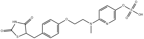 ROSIGLITAZONE-5-SULFOXY Struktur