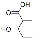 3-hydroxy-2-methylvaleric acid Struktur