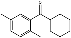 CYCLOHEXYL 2,5-DIMETHYLPHENYL KETONE Struktur