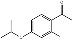 2'-FLUORO-4'-ISO-PROPYLOXYACETOPHENONE Struktur