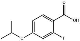 2-FLUORO-4-ISO-PROPYLOXYBENZOIC ACID Struktur