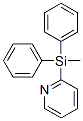 Pyridine, 2-(methyldiphenylsilyl)- (8CI,9CI) Struktur