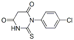 1-(p-Chlorophenyl)-2-thioxo-2,3-dihydropyrimidine-4,6(1H,5H)-dione Struktur