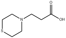 4-THIOMORPHOLINEPROPANOIC ACID Struktur