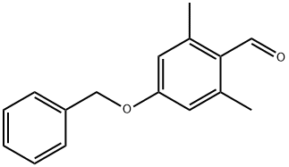 4-benzyloxy-2，6-dimethyl benzaldehyde Struktur