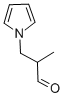 1H-Pyrrole-1-propanal,alpha-methyl-(9CI) Struktur