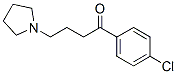 1-(4-chlorophenyl)-4-pyrrolidin-1-yl-butan-1-one Struktur