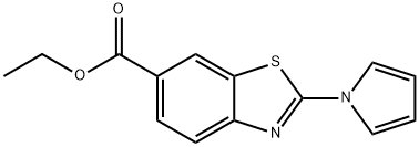 ETHYL 2-(1H-PYRROL-1-YL)-1,3-BENZOTHIAZOLE-6-CARBOXYLATE Struktur