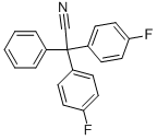 BIS-(4-FLUORO-PHENYL)-PHENYL-ACETONITRILE Struktur