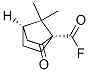 Bicyclo[2.2.1]heptane-1-carbonyl fluoride, 7,7-dimethyl-2-oxo-, (1S,4R)- (9CI) Struktur