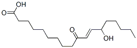 (E)-13-hydroxy-10-oxo-octadec-11-enoic acid Struktur