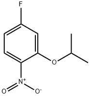 4-FLUORO-2-ISOPROPOXY-1-NITROBENZENE Struktur