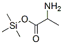 rac-(R*)-2-(トリメチルシリルアミノ)プロパン酸トリメチルシリル 化學構造式