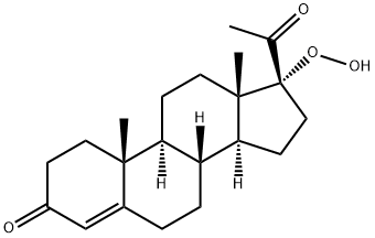 progesterone 17 alpha-hydroperoxide Struktur