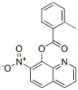 o-Toluic acid 7-nitro-8-quinolyl ester Struktur