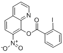 8-Quinolinol, 7-nitro-, 2-iodobenzoate Struktur