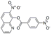 4-Nitrobenzoic acid 7-nitro-8-quinolyl ester Struktur