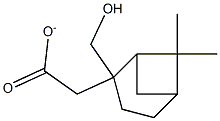 (6,6-dimethylbicyclo[3.1.1]hept-2-yl)methyl acetate Struktur