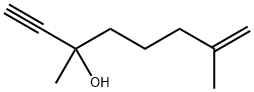 3,7-Dimethyl-7-octen-1-yn-3-ol Struktur