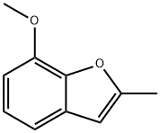 Benzofuran,  7-methoxy-2-methyl- Struktur