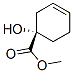 3-Cyclohexene-1-carboxylicacid,1-hydroxy-,methylester,(1S)-(9CI) Struktur