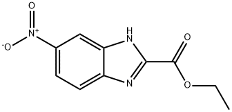 5-NITRO-1H-BENZIMIDAZOLE-2-CARBOXYLIC ACID ETHYL ESTER Struktur