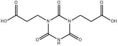 BIS(2-CARBOXYETHYL) ISOCYANURATE Struktur